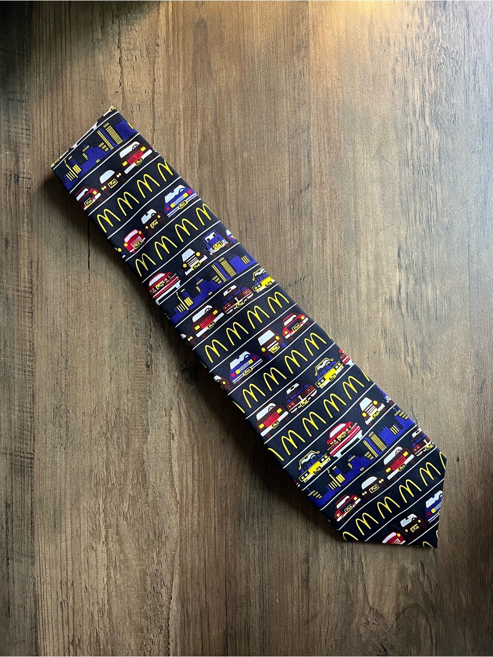 Vintage McDonald’s Uniform Tie | Rare 90s Employee Necktie | Crest Style #6464